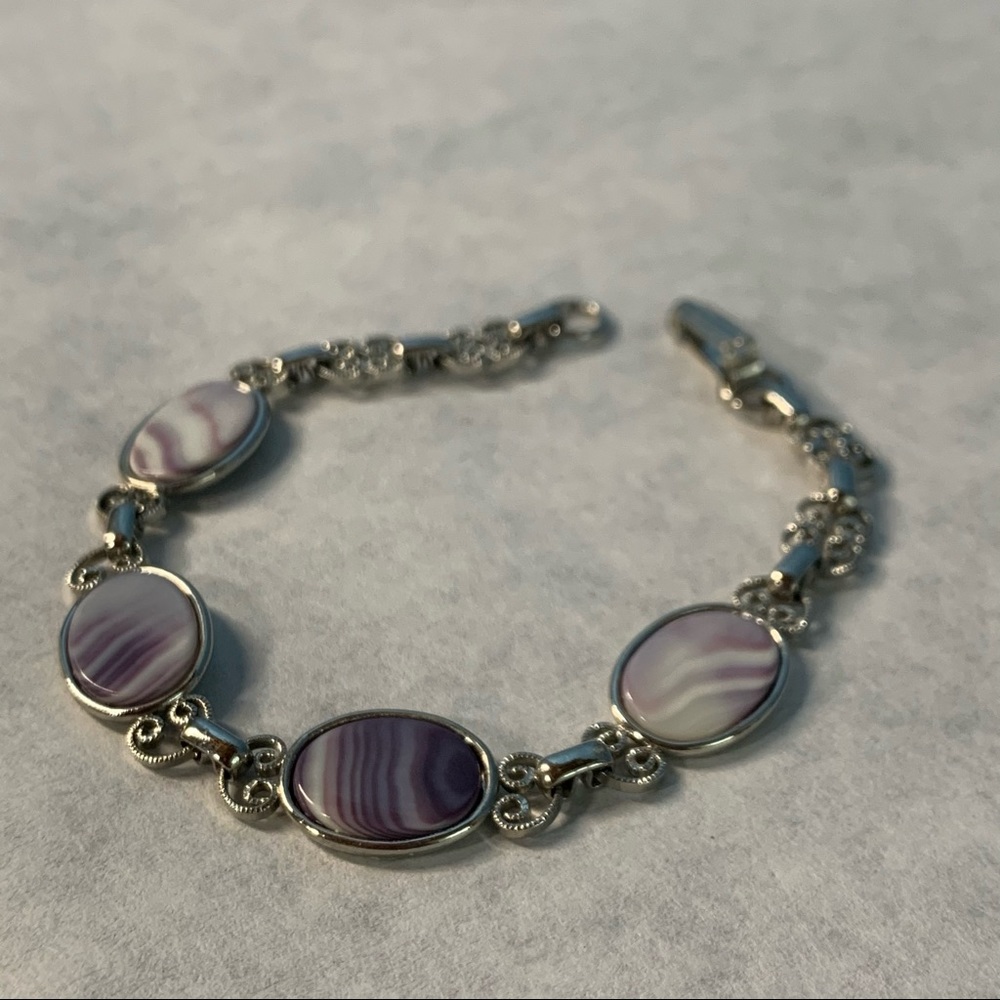 Purple and Silver Women’s Bracelet